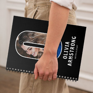 Personalisiertes Foto-Monogramm-Notizbuch Notizblock