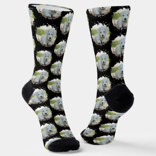 Personalisiertes Foto-Muster für Liebhaber süßer H Socken
