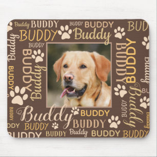 Personalisiertes Foto nennt Hund Mousepad