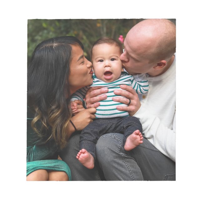 Personalisiertes Foto Notizblock (Vorderseite)