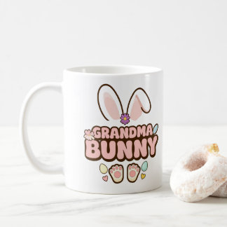 Personalisiertes Foto "Oma Bunny" Osterkaffee Kaffeetasse