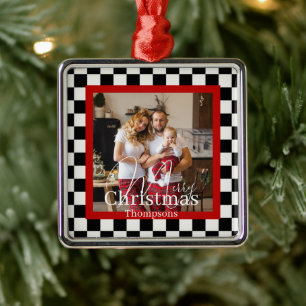 Personalisiertes Foto Ornament Aus Metall