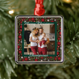 Personalisiertes Foto Ornament Aus Metall