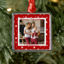 Personalisiertes Foto Ornament Aus Metall