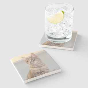 Personalisiertes Foto Ornament Stone Untersetzer