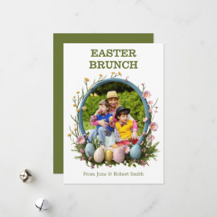 Personalisiertes Foto Osterblüte Feiertagskarte