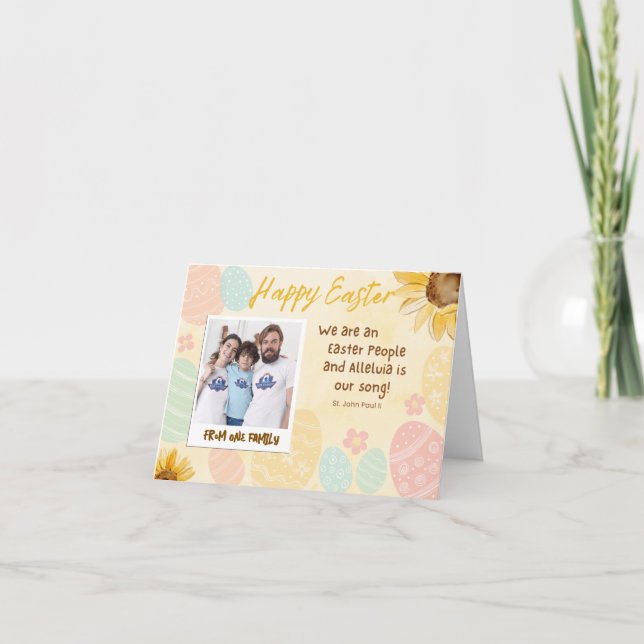 Personalisiertes Foto Osterwohnungskarte Karte (Vorderseite)