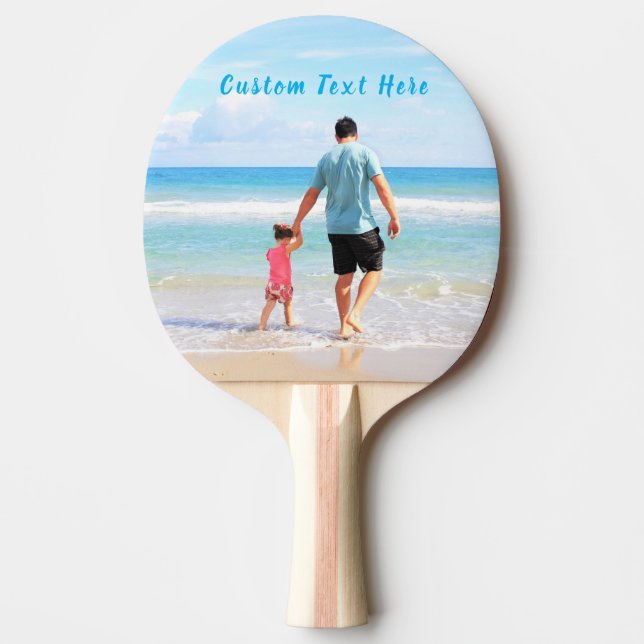 Personalisiertes Foto Ping Pong Paddle benutzerdef Tischtennis Schläger (Vorderseite)