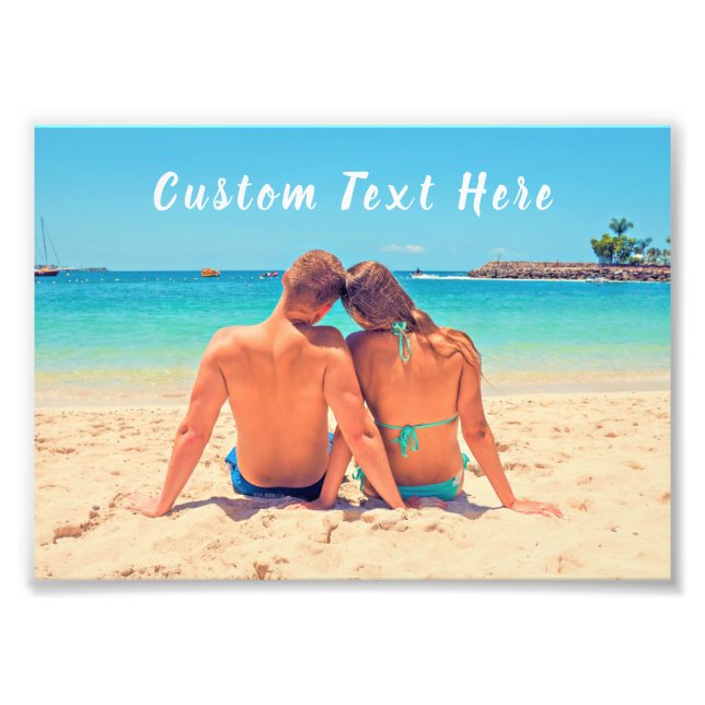 Personalisiertes Foto-Poster mit benutzerdefiniert Fotodruck (Vorne)