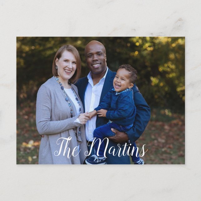 Personalisiertes Foto Postkarte (Vorderseite)