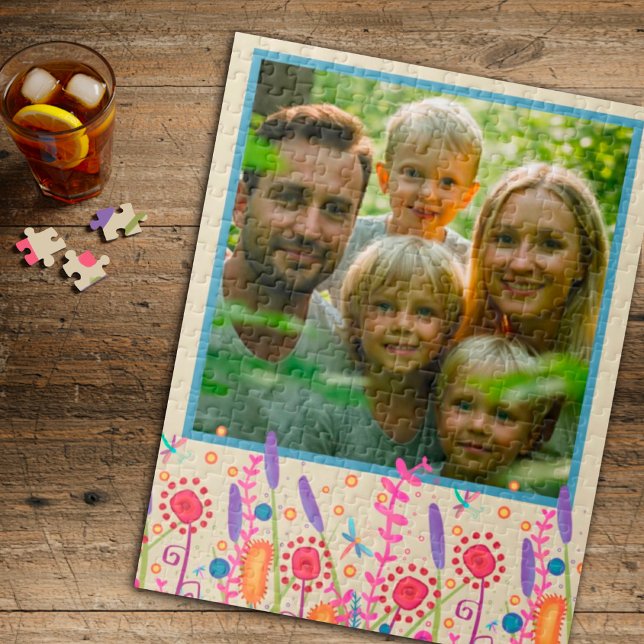 Personalisiertes Foto-Puzzle Inspirivity Wildblume Puzzle (Von Creator hochgeladen)