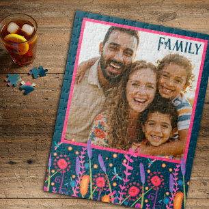 Personalisiertes Foto-Puzzle Inspirivity Wildblume Puzzle