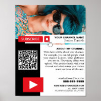 Personalisiertes Foto & QR Code, Youtube - Vlogger