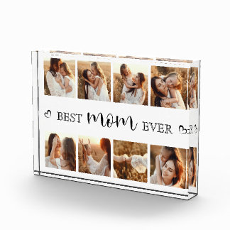 Personalisiertes Foto-Raster-Collage | Süßes Erinn Fotoblock