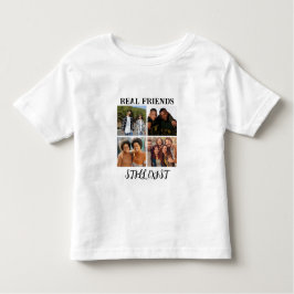 Personalisiertes Foto "Real Friends noch vorhanden Kleinkind T-shirt