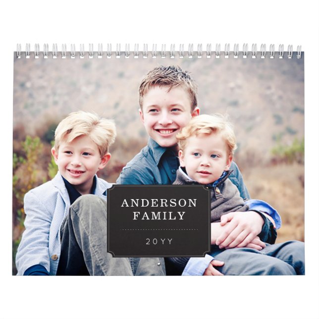 Personalisiertes Foto Saisonkalender Kalender (Titelbild)