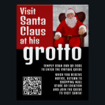 Personalisiertes Foto, Santa besuchen, QRCode Queu Poster<br><div class="desc">Dieses Poster ist perfekt für jeden,  der ein Santa-Event besucht. Dieses Zeichen dient dazu,  Kunden zum Scannen eines QR-Codes zu bewegen,  um sich der Warteschlange anzuschließen,  um den Weihnachtsmann zu besuchen. Ideal für kommerzielle und einheimische Veranstaltungen.</div>