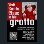 Personalisiertes Foto, Santa besuchen, QRCode Queu Poster<br><div class="desc">Dieses Poster ist perfekt für jeden,  der ein Santa-Event besucht. Dieses Zeichen dient dazu,  Kunden zum Scannen eines QR-Codes zu bewegen,  um sich der Warteschlange anzuschließen,  um den Weihnachtsmann zu besuchen. Ideal für kommerzielle und einheimische Veranstaltungen.</div>