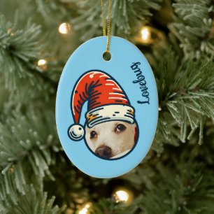 Personalisiertes Foto Santa Pete Custom Keramik Ornament