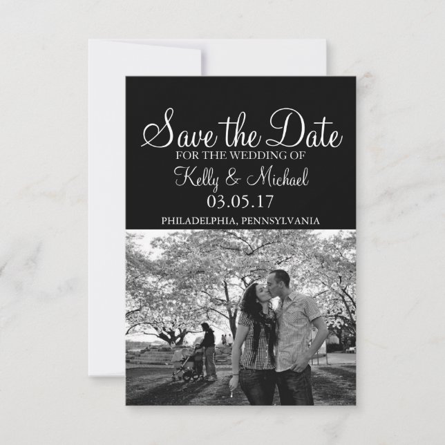 Personalisiertes Foto Save the Date (Vorderseite)