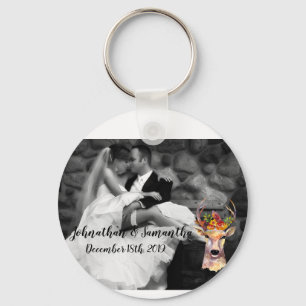 Personalisiertes Foto Schlüsselkettchekette Rinder Schlüsselanhänger