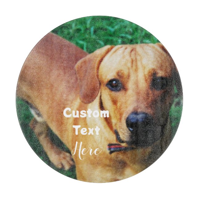 Personalisiertes Foto Schneidebrett (Vorderseite)