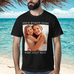 Personalisiertes Foto-Shirt mit individuellem Text T-Shirt