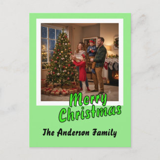Personalisiertes Foto-Skript Frohe Weihnachten
