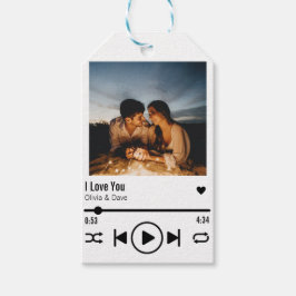 Personalisiertes Foto Song Playlist Geschenkanhänger