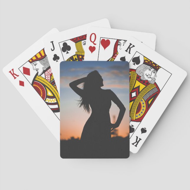 Personalisiertes Foto Spielkarten (Rückseite)