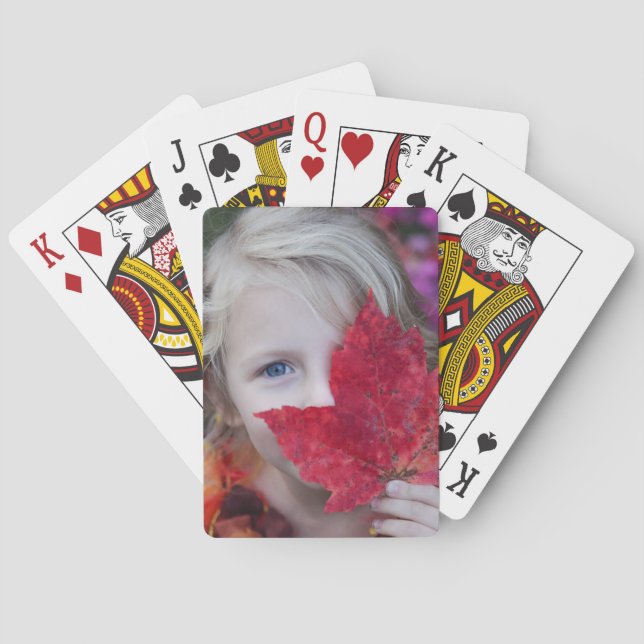 Personalisiertes Foto Spielkarten (Rückseite)