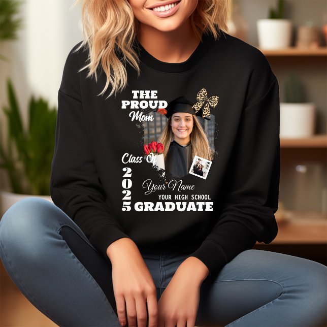 Personalisiertes Foto, stolze Mama eines Absolvent Sweatshirt (Von Creator hochgeladen)