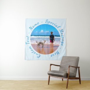 Personalisiertes Foto-Tapestyle mit benutzerdefini Wandteppich