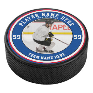 Personalisiertes Foto Team Ice Eishockey Puck