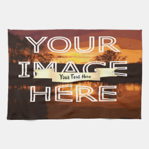 Personalisiertes Foto Teetuch Geschirrtuch