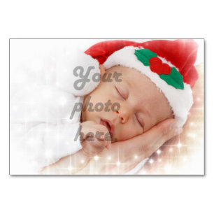 Personalisiertes Foto Tischnummer