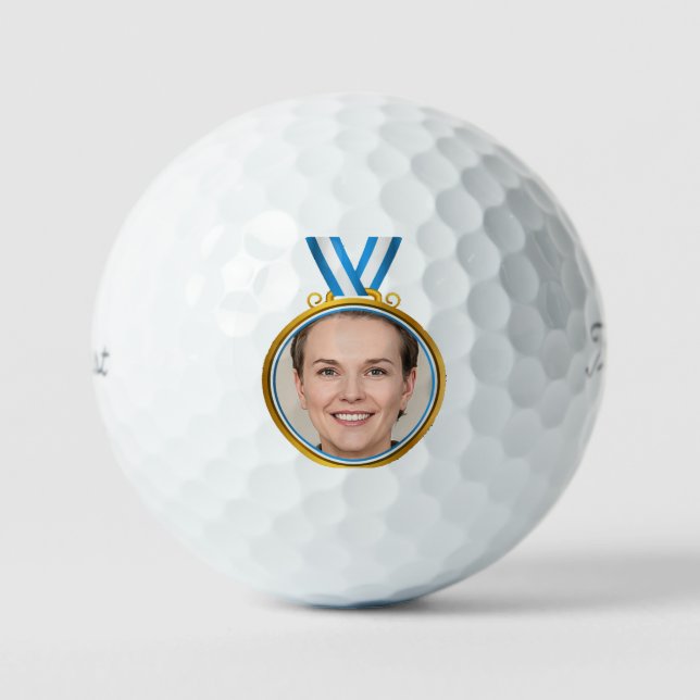 Personalisiertes Foto Titleist Pro V1 Golfball (Vorderseite)