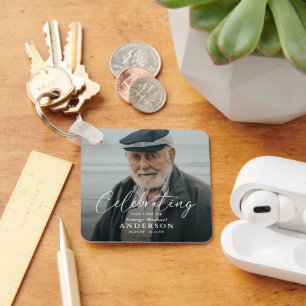 Personalisiertes Foto Trauer Andenken Schlüsselanhänger
