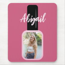 Personalisiertes Foto Trendy Modern Pink Nail Poln