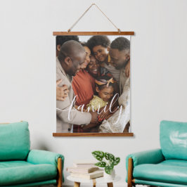 Personalisiertes Foto und Foto Wandteppich Mit Holzrahmen