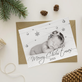 Personalisiertes Foto und Kalligrafie Postkarte