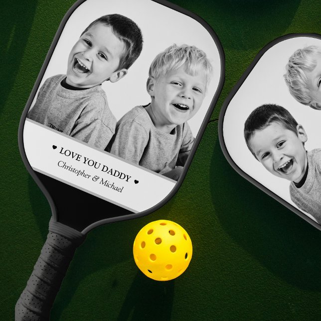 Personalisiertes Foto und Meldung Pickleball Schläger (Von Creator hochgeladen)