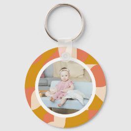 Personalisiertes Foto und Muster Schlüsselanhänger