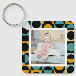 Personalisiertes Foto und Muster Schlüsselanhänger