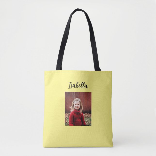 Personalisiertes Foto und Name Kind (Vorderseite)