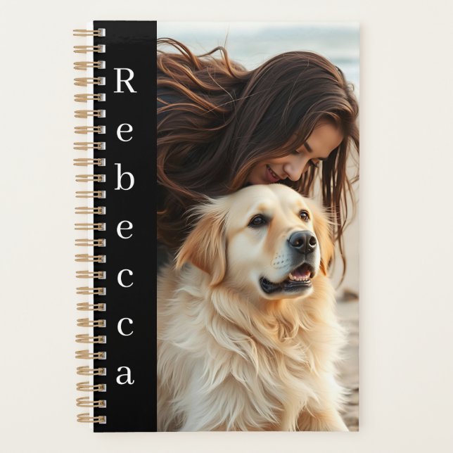 Personalisiertes Foto und Name  Planer (Vorderseite)