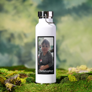 Personalisiertes Foto und Name Trinkflasche