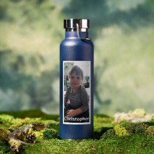 Personalisiertes Foto und Name Wasser Flasche