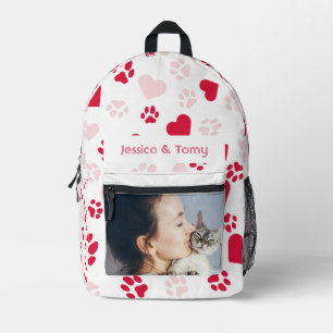 Personalisiertes Foto- und Namenspattern Bedruckter Rucksack