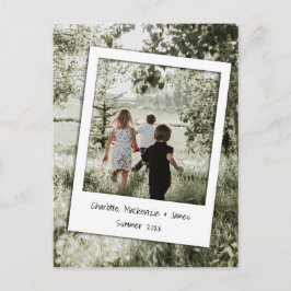 Personalisiertes Foto und Rahmen Postkarte